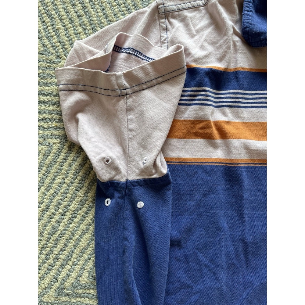 Jantzen Multicolor Striped Pocket Polo Shirt - Medium - Picture 4 of 6